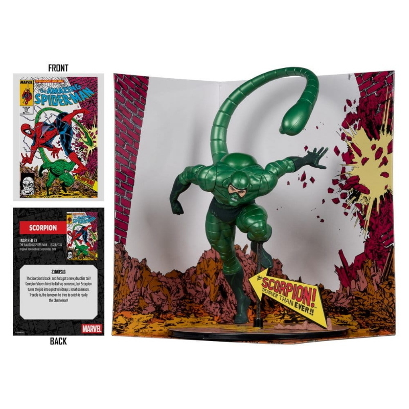 Marvel - Amazing Spider-Man #318 Metallic Scorpion Marvel Collection 1/10 McFarlane