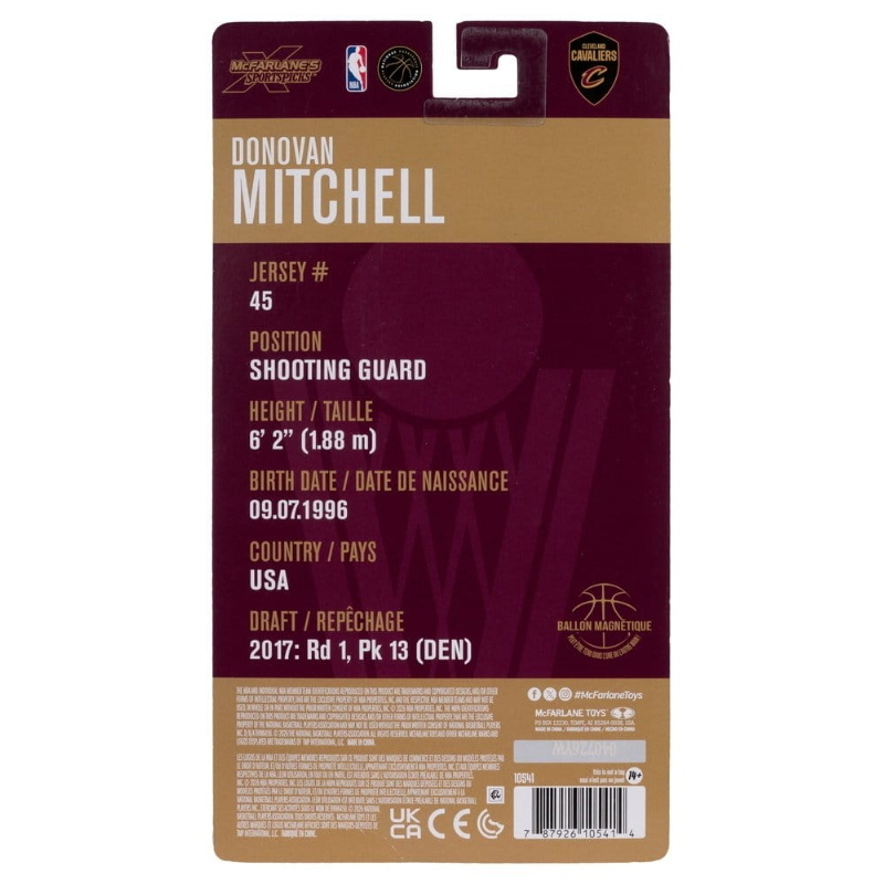 NBA - Cleveland Cavaliers Donovan Mitchell NBA SportsPicks McFarlane