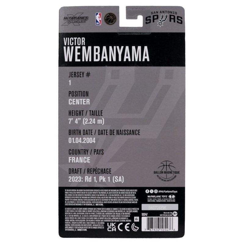 NBA - San Antonio Spurs Victor Wembanyama NBA SportsPicks McFarlane
