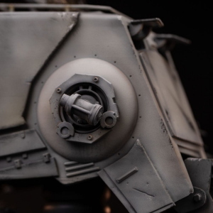 Star Wars - Demi Art Scale 1/20 Statua AT-ST e Chewbacca Iron Studios
