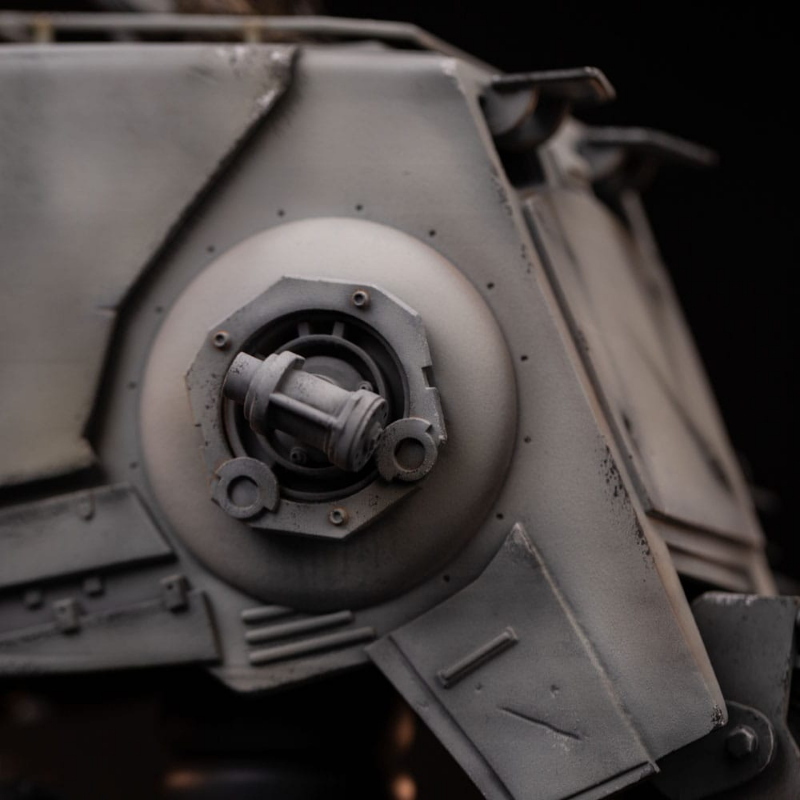 Star Wars - Demi Art Scale 1/20 Statua AT-ST e Chewbacca Iron Studios