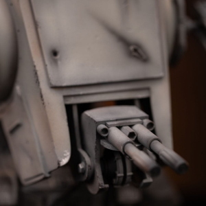 Star Wars - Demi Art Scale 1/20 Statua AT-ST e Chewbacca Iron Studios