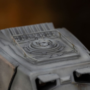 Star Wars - Demi Art Scale 1/20 Statua AT-ST e Chewbacca Iron Studios