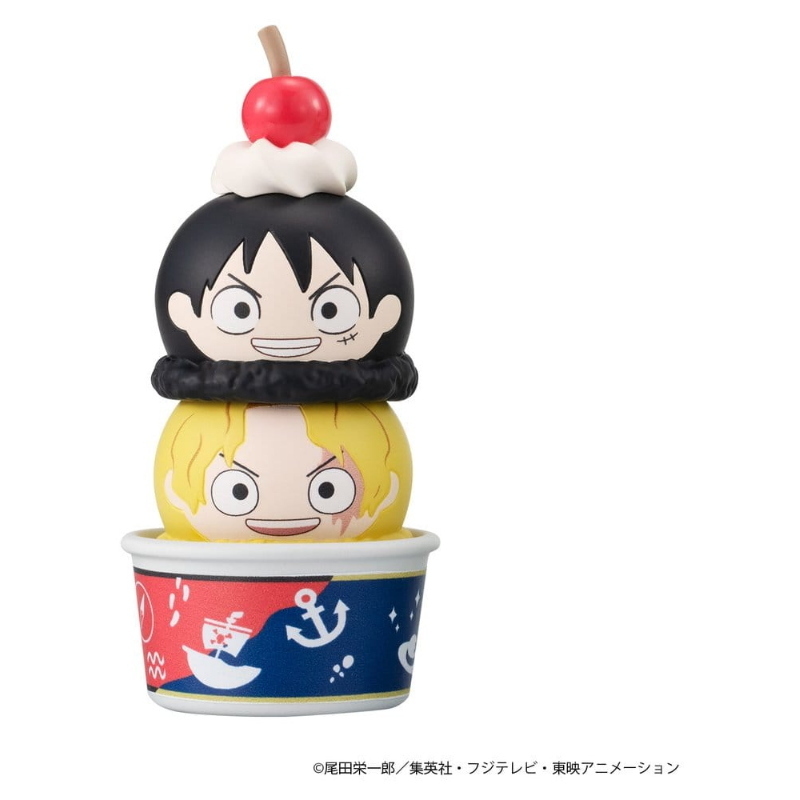 One Piece - Tsumichen Stack up & Change Gift Set Completo 6 Figure MegaHouse