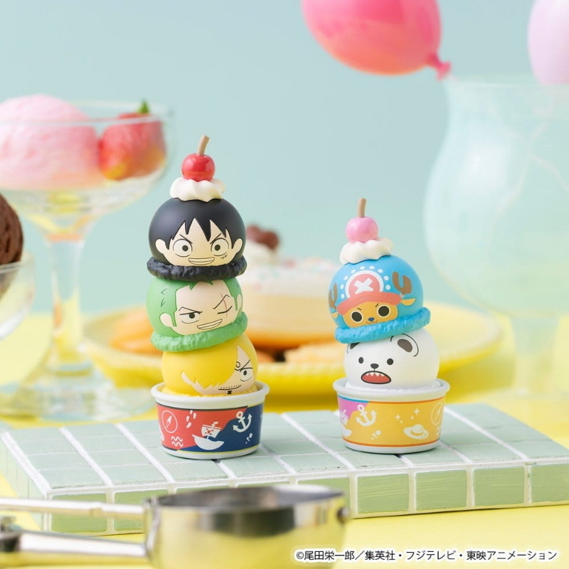 One Piece - Tsumichen Stack up & Change Gift Set Completo 6 Figure MegaHouse