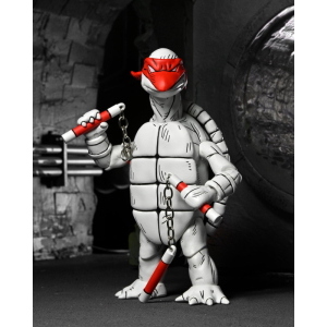 Teenage Mutant Ninja Turtles - Mirage Comics First Sketch Turtles Black & White 2-Pack NECA