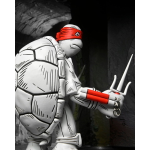 Teenage Mutant Ninja Turtles - Mirage Comics First Sketch Turtles Black & White 2-Pack NECA