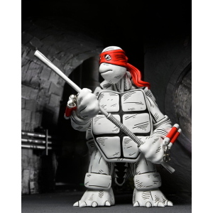 Teenage Mutant Ninja Turtles - Mirage Comics First Sketch Turtles Black & White 2-Pack NECA