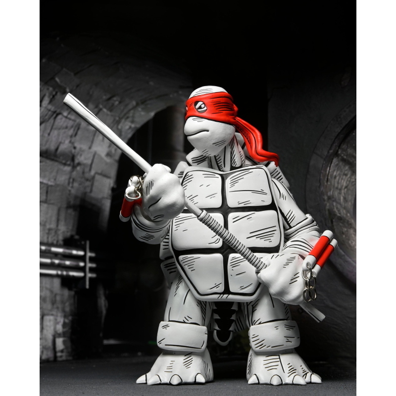 Teenage Mutant Ninja Turtles - Mirage Comics First Sketch Turtles Black & White 2-Pack NECA