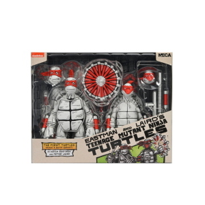 Teenage Mutant Ninja Turtles - Mirage Comics First Sketch Turtles Black & White 2-Pack NECA