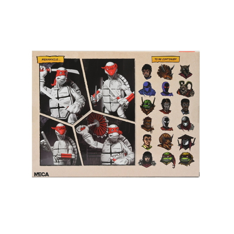 Teenage Mutant Ninja Turtles - Mirage Comics First Sketch Turtles Black & White 2-Pack NECA