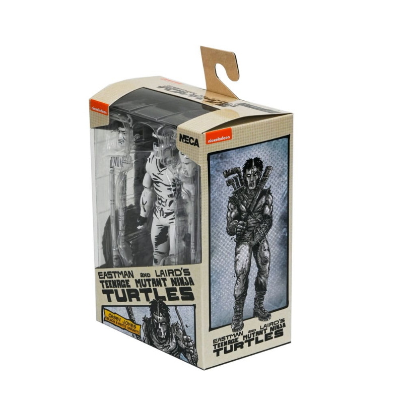 Teenage Mutant Ninja Turtles - Mirage Comics Action Figure Casey Jones Black & White NECA