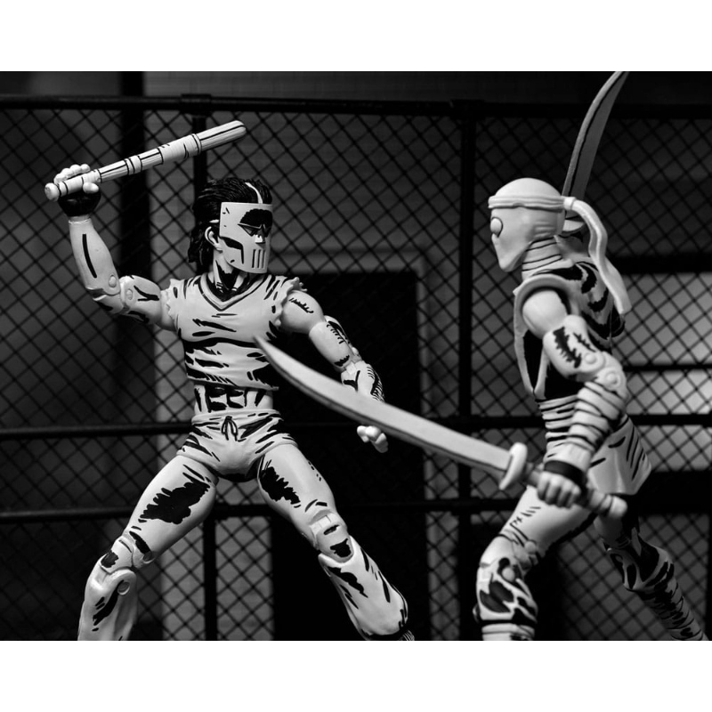 Teenage Mutant Ninja Turtles - Mirage Comics Action Figure Casey Jones Black & White NECA