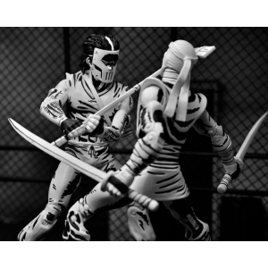 Teenage Mutant Ninja Turtles - Mirage Comics Action Figure Casey Jones Black & White NECA