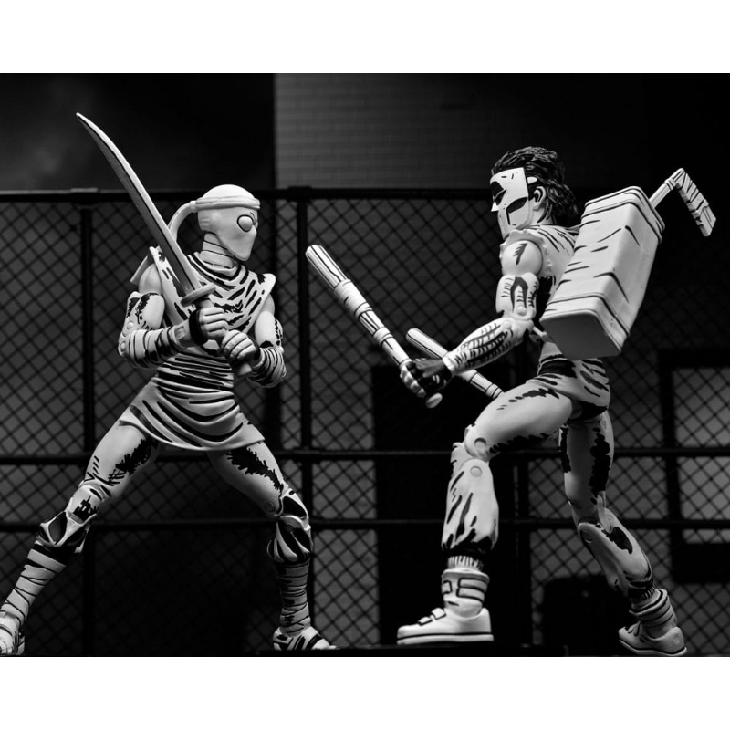 Teenage Mutant Ninja Turtles - Mirage Comics Action Figure Casey Jones Black & White NECA