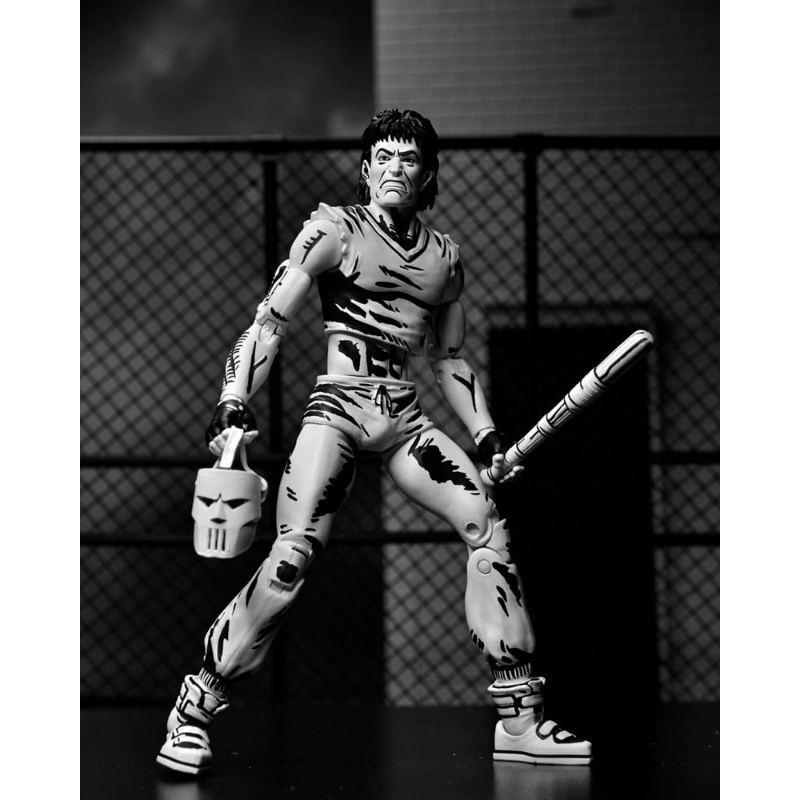 Teenage Mutant Ninja Turtles - Mirage Comics Action Figure Casey Jones Black & White NECA