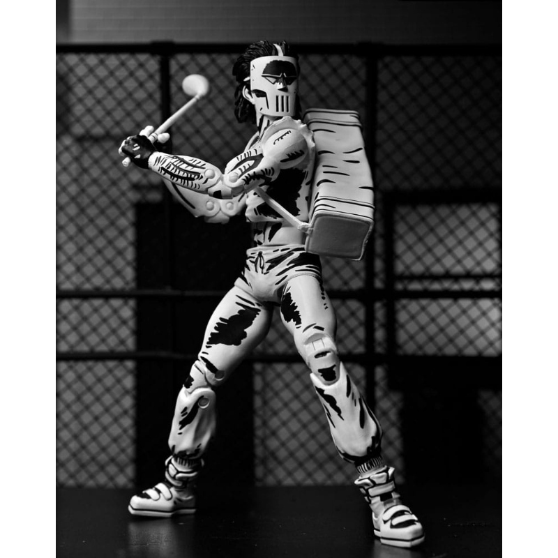 Teenage Mutant Ninja Turtles - Mirage Comics Action Figure Casey Jones Black & White NECA