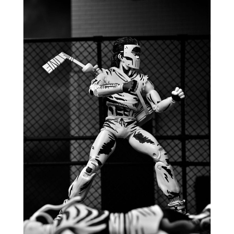 Teenage Mutant Ninja Turtles - Mirage Comics Action Figure Casey Jones Black & White NECA