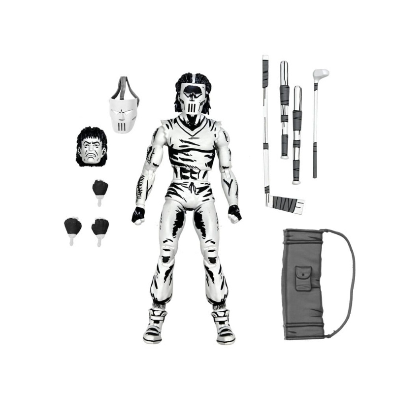 Teenage Mutant Ninja Turtles - Mirage Comics Action Figure Casey Jones Black & White NECA