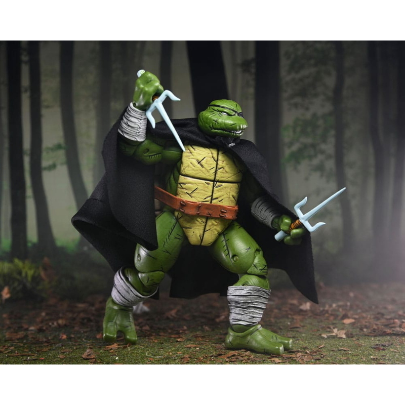 Teenage Mutant Ninja Turtles - Mirage Comics Action Figure Old Man Raphael Puma Blues NECA