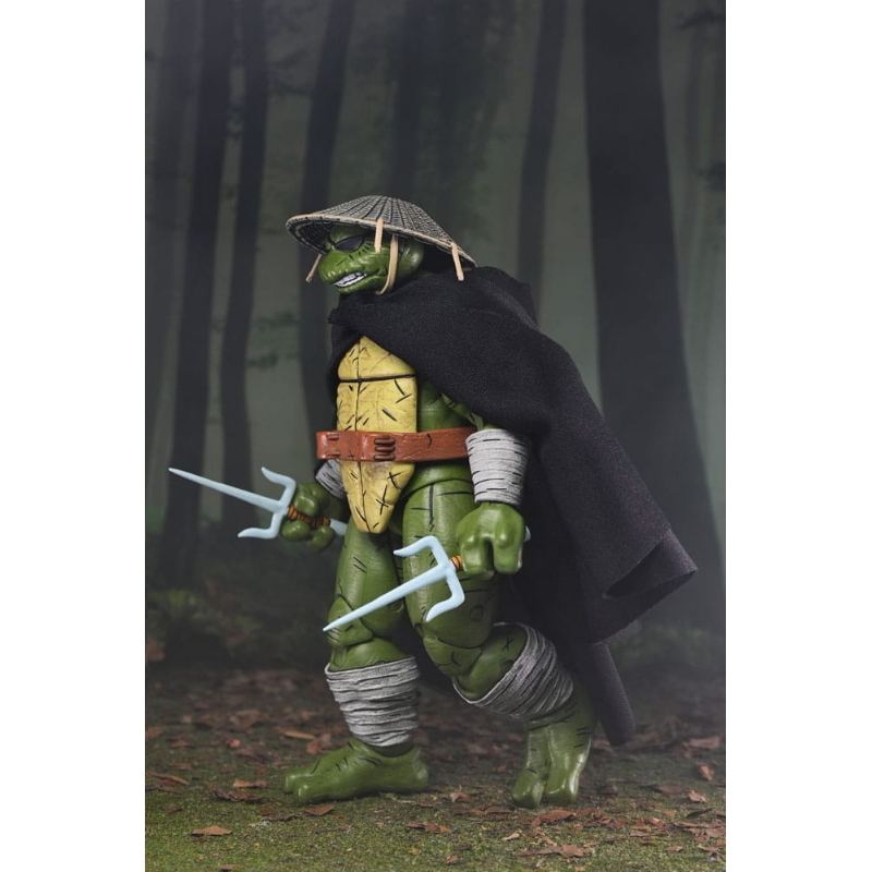 Teenage Mutant Ninja Turtles - Mirage Comics Action Figure Old Man Raphael Puma Blues NECA