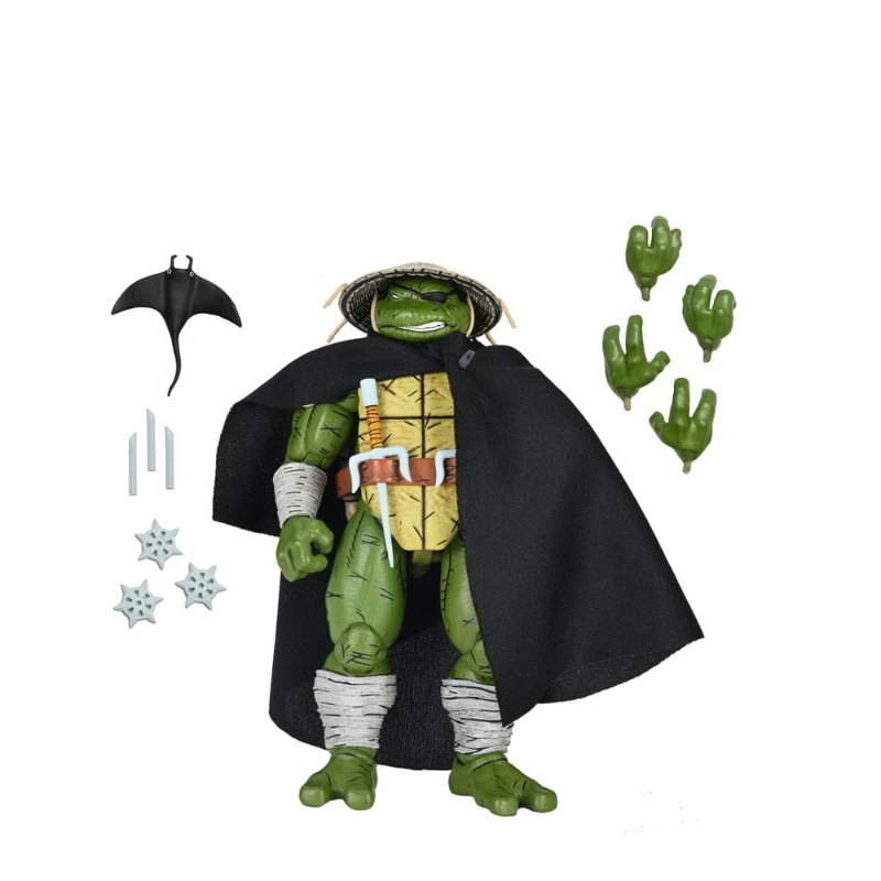 Teenage Mutant Ninja Turtles - Mirage Comics Action Figure Old Man Raphael Puma Blues NECA