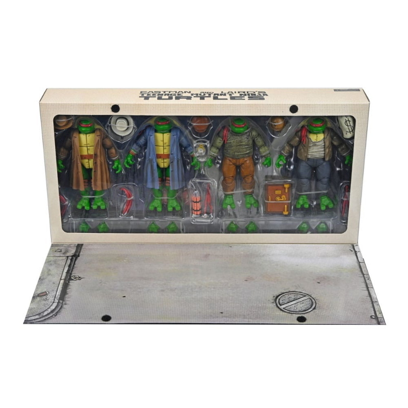 Teenage Mutant Ninja Turtles - Mirage Comics Action Figure 4-Pack Gangster Turtles NECA