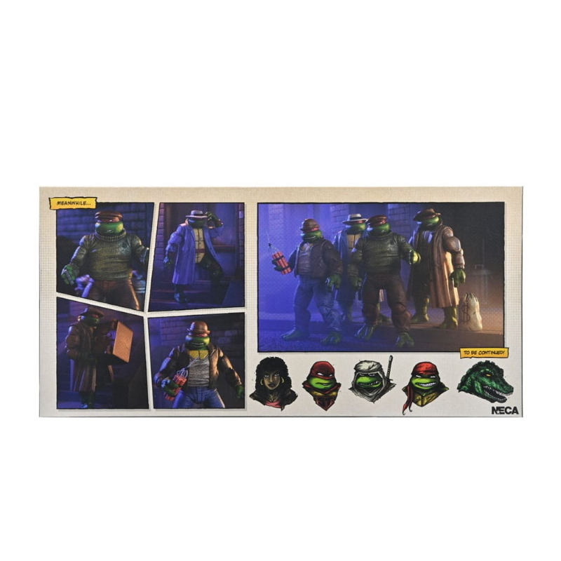 Teenage Mutant Ninja Turtles - Mirage Comics Action Figure 4-Pack Gangster Turtles NECA