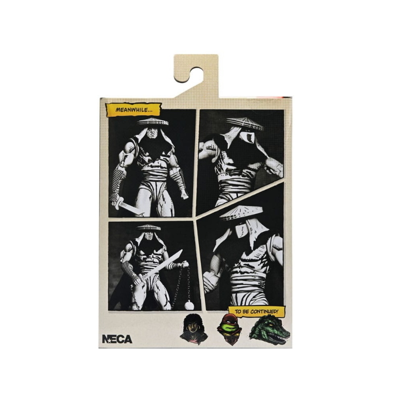 Teenage Mutant Ninja Turtles - Mirage Comics Action Figure Foot Assassin Black & White NECA