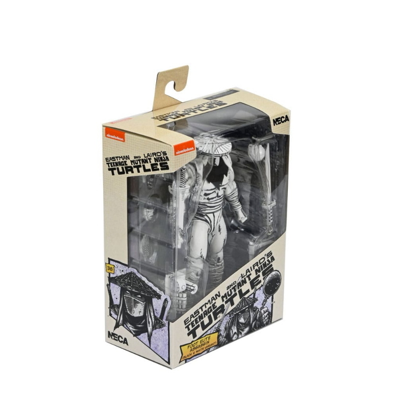 Teenage Mutant Ninja Turtles - Mirage Comics Action Figure Foot Assassin Black & White NECA