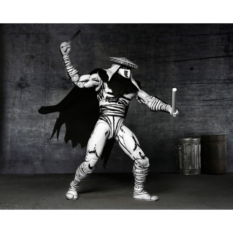 Teenage Mutant Ninja Turtles - Mirage Comics Action Figure Foot Assassin Black & White NECA