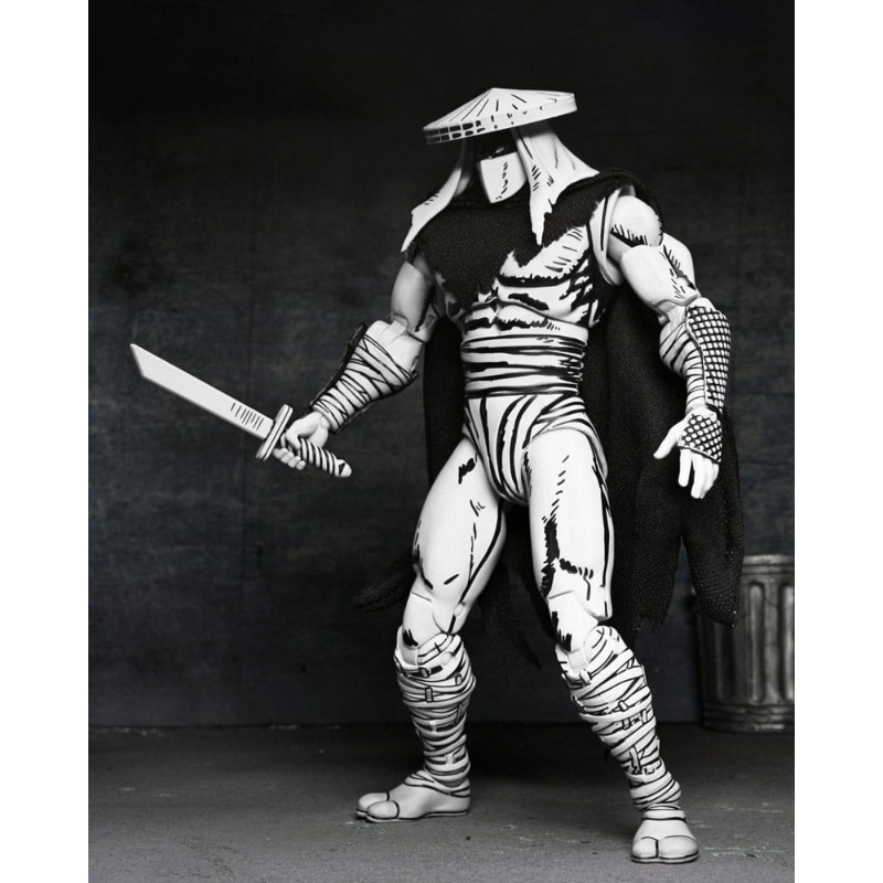 Teenage Mutant Ninja Turtles - Mirage Comics Action Figure Foot Assassin Black & White NECA