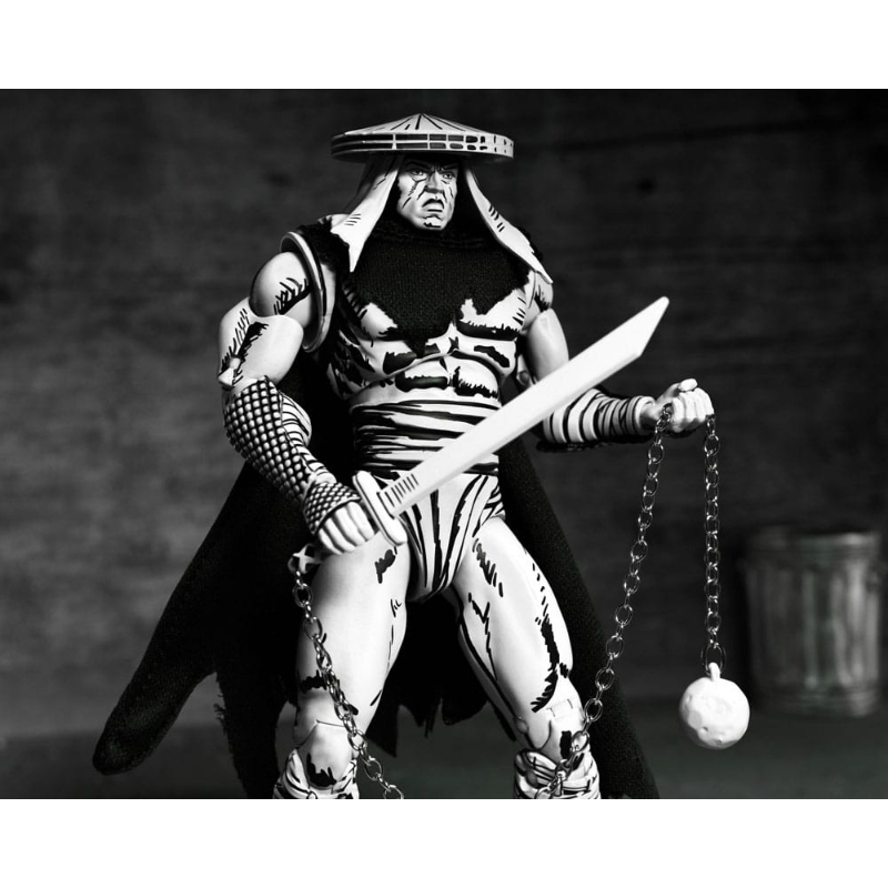 Teenage Mutant Ninja Turtles - Mirage Comics Action Figure Foot Assassin Black & White NECA