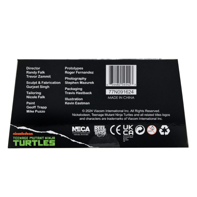 Teenage Mutant Ninja Turtles - Mirage Comics Action Figure Foot Assassin Black & White NECA