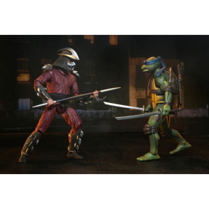 Teenage Mutant Ninja Turtles - 1990 Movie Action Figure 2-Pack Shredder vs Leonardo NECA