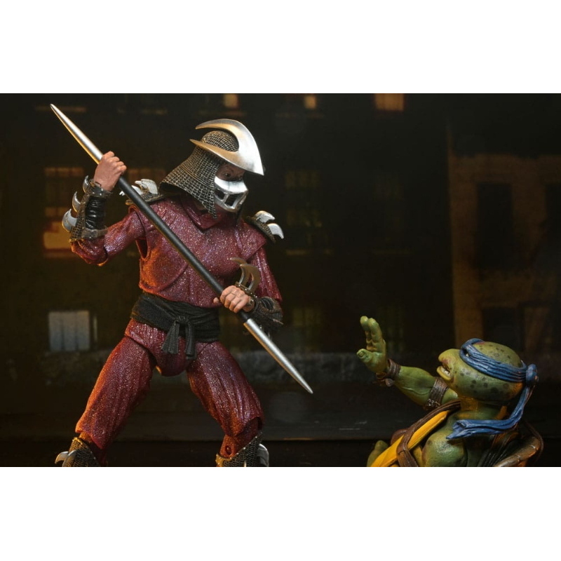 Teenage Mutant Ninja Turtles - 1990 Movie Action Figure 2-Pack Shredder vs Leonardo NECA