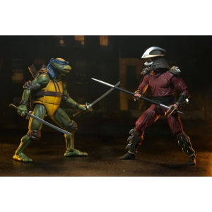 Teenage Mutant Ninja Turtles - 1990 Movie Action Figure 2-Pack Shredder vs Leonardo NECA