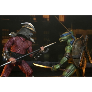 Teenage Mutant Ninja Turtles - 1990 Movie Action Figure 2-Pack Shredder vs Leonardo NECA