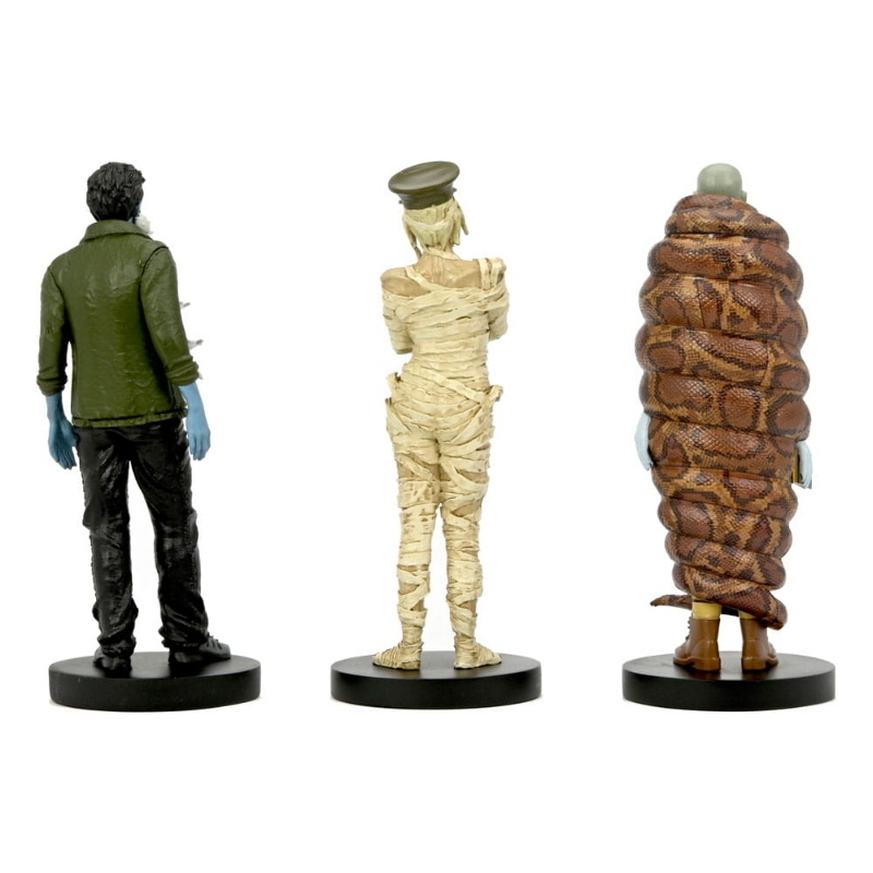 Beetlejuice - Set 3 Figure Immigration Hall Richard Anaconda Man NECA