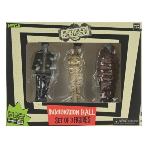 Beetlejuice - Set 3 Figure Immigration Hall Richard Anaconda Man NECA