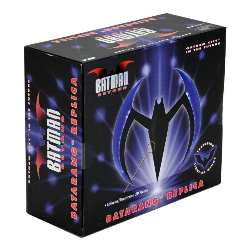 DC Comics - Batman Beyond Prop Replica 1/1 Batarang Blu LED NECA