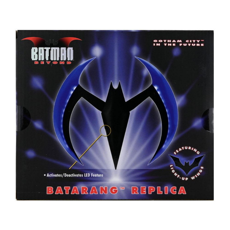 DC Comics - Batman Beyond Prop Replica 1/1 Batarang Blu LED NECA