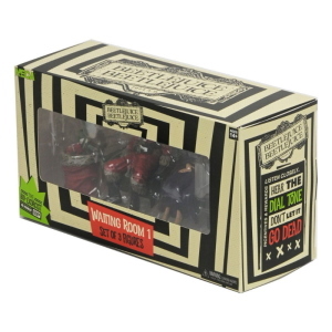 Beetlejuice - Set 3 Figure Waiting Room 1 Delia Deetz Escape Artist Babbo Natale NECA