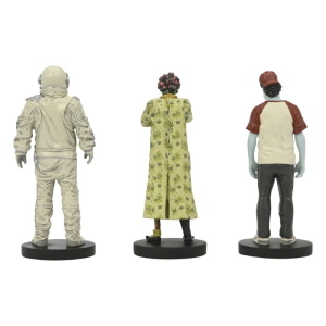 Beetlejuice - Set 3 Figure Waiting Room 2 Spaceman Hot Dog Contest Winner Cat Lady NECA