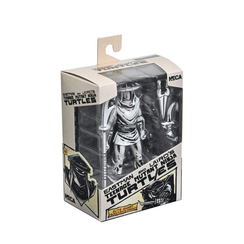 Teenage Mutant Ninja Turtles - Mirage Comics Action Figure Elite Foot Ninja Guard Black & White NECA