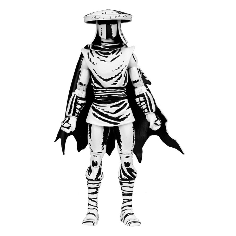 Teenage Mutant Ninja Turtles - Mirage Comics Action Figure Elite Foot Ninja Guard Black & White NECA