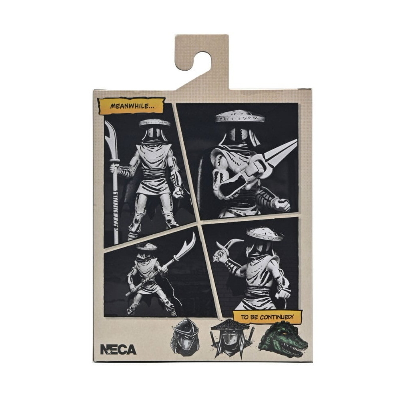 Teenage Mutant Ninja Turtles - Mirage Comics Action Figure Elite Foot Ninja Guard Black & White NECA