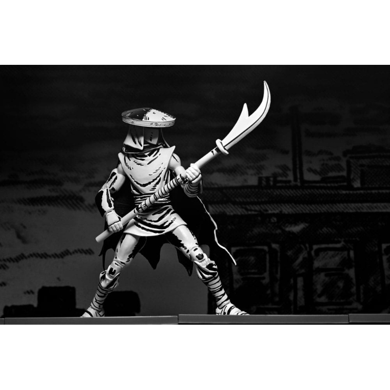 Teenage Mutant Ninja Turtles - Mirage Comics Action Figure Elite Foot Ninja Guard Black & White NECA