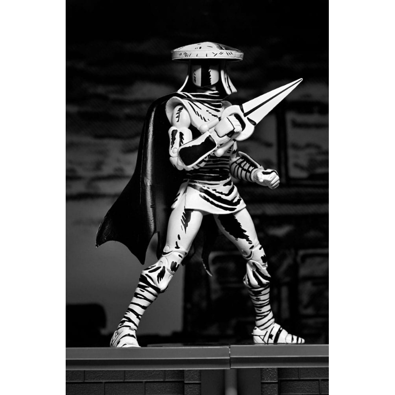 Teenage Mutant Ninja Turtles - Mirage Comics Action Figure Elite Foot Ninja Guard Black & White NECA