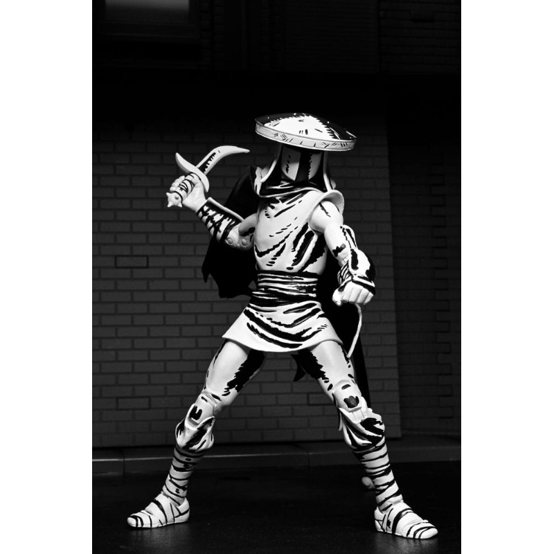Teenage Mutant Ninja Turtles - Mirage Comics Action Figure Elite Foot Ninja Guard Black & White NECA